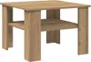vidaXL Couchtisch Artisan-Eiche 60x60x42 cm Holzwerkstoff Produktbild-Vorschau 1