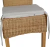 MiaMöbel Sitzkissen 46x5x38 cm Landhausstil 100% Baumwolle Produktbild-Vorschau 2