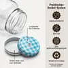 set di 12 bicchieri 450 ml con coperchio blu, color argento Anteprima dell’immagine prodotto 4