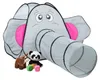 Relaxdays Pop Up Spielzelt Elefant, mit Spieltunnel, Produktbild-Vorschau 1