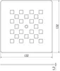 Mexen Stone+ copertura per piatto doccia, nera - 44910070 Anteprima dell’immagine prodotto 4