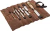 A set of chisels laid out in a brown leather roll-up case. Anteprima dell’immagine prodotto