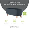 BirnePower Pflanzkübel Gracia Case mit Füßen 39cm Anthrazit Produktbild-Vorschau 2