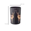 EDZARD Glas Windlicht Hirsch Tiu H 18 cm Produktbild-Vorschau 2