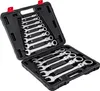 Ratschenschlüssel Set 13-teilig 8-32 mm Chrom-Vanadium mit Produktbild-Vorschau 8