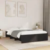 vidaXL Bettgestell Schwarz 140x190 cm Holzwerkstoff Produktbild-Vorschau 2