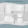 Zahnbürstenbecher, 2 x Glas-Zahnputzbecher, Ersatz für Produktbild-Vorschau 3