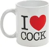 Tasse en céramique "I Love Cock". Voir les images du produit 1
