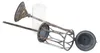 Gartenlaterne "Vintage" aus Metall in kupfer / grau, XXL Produktbild-Vorschau 7