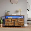 SONGMICS Kommode mit LED-Beleuchtung, Sideboard, Produktbild-Vorschau 6