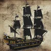 Mould King Schwarzes Piratenschiff Modellbaukasten 13199 Produktbild-Vorschau 3