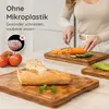 Deleca Schneidebrett Set, 3-teilig, mit Halter, Bambus, Produktbild-Vorschau 5