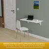 Wandklapptisch Schreibtisch Tischplatte 80x40 cm in Weiß Produktbild-Vorschau 2