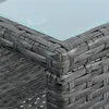 Polyrattan Gartenbank Bank Rattan Sitzbank 2-Sitzer Produktbild-Vorschau 3
