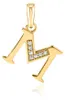 Buchstabenanhänger M, 333er Gold GP0144 Produktbild-Vorschau 1