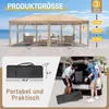 FCH Gazebo pieghevole 3x 6 m, gazebo pop-up con 6 pareti Anteprima dell’immagine prodotto 5