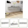 The Living Store Wand-Schubladenregal Betongrau 88x26x18,5 Produktbild-Vorschau 1