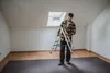 Drabina aluminiowa Drabest, dwustronna, 4 stopnie, 125 kg Podgląd zdjęcia produktu 4