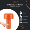 Luxus - Tischlampe Touch - Luna - Orange - H20 x Ø10 Produktbild-Vorschau 2