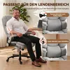 Kancelářská židle HOMCOM, ergonomická, s výklopovými Náhled obrázku produktu 4