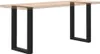 Pieds de table à manger en U 2 pièces Noir 50 x (72-73) cm Voir les images du produit 9
