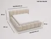 Čalouněná postel 180x200 Cloud Boucle - Manželská postel s Náhled obrázku produktu 6