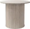 ML-Design Couchtisch rund Ø60x50 cm Stein-Optik Beige Produktbild-Vorschau 2