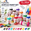 FARBELLO Acrylfarben Set 12 x 120 ml – Hochpigmentiert, Produktbild-Vorschau 3