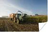 MuchoWow® Poster Traktor - Anhänger - Mais - Grün - Produktbild-Vorschau 1