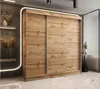 Raummeister Schwebetürenschrank 3D (3-türig) 230 cm - Eiche Produktbild-Vorschau 1