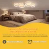 LED Deckenleuchte Modern Weiß Ø88cm, 4-Ring Designer Produktbild-Vorschau 3