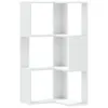 A white, multi-compartment bookshelf is shown against a white background. Podgląd zdjęcia produktu