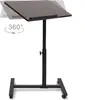 relaxdays PC-Tisch höhenverstellbar dunkelbraun 60,0 x 40,5 Produktbild-Vorschau 3