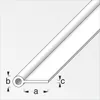 alfer Scharnier-Profil für Ø 6,1 mm 1 m, 20 x 9 x 2 mm Alu Produktbild-Vorschau 2