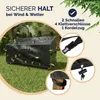 Kingsleeve® Gartenbank Abdeckung 134x66xH63/89 cm Produktbild-Vorschau 6