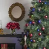 LED Baummantel Lichterkette - 5 Stränge jeweils 40 bernsteinfarbene LED - gefrostet - Timer - innen Produktbild-Vorschau