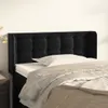 The Living Store Kopfteil mit Ohren Schwarz 83x16x78/88 cm Produktbild-Vorschau 2