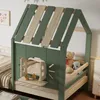 OKWISH Lit Enfant 90x200 cm - Lit Cabane Avec Toit, Voir les images du produit 9