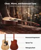 VEVOR Cutway Chitarra Acustica, 41 pollici, 6 corde, Anteprima dell’immagine prodotto 2