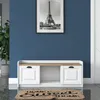 Skye Decor, P2 - 1808 - Noce, Scarpiera, Bianco, 120 x 45 x Anteprima dell’immagine prodotto 5