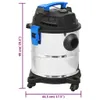 Aspirapolvere a umido e a secco 1200 W 20 L argento Anteprima dell’immagine prodotto 7