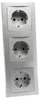 ChiliTec DELPHI Set 3 prises + cadre triple 250V~/ 16A, Voir les images du produit 2