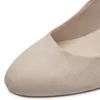 Tamaris Damen Pumps klassisch rund Blockabsatz samtige Produktbild-Vorschau 11