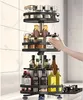 360° drehbarer 3 Etagen Küchenorganizer für Gewürze mit Produktbild-Vorschau 2