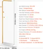 A product image with accompanying specification details. Anteprima dell’immagine prodotto