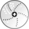 A close-up, top-down view of a food processor blade. Produktbild-Vorschau