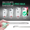 Housse pour iPhone 14 Pro Max - Transparent Hard Case & TPU Voir les images du produit 4