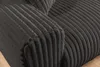 Mollis - Sofa 3 Sitzer aus Dunkelgrau Plüschcord mit Produktbild-Vorschau 5