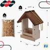 KOTARBAU® Mangiatoia Per Uccelli Selvatici Legno Anteprima dell’immagine prodotto 3