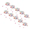 Lollipop Form Trommel,Kinder Tamburin Set,Buntes Tamburin Produktbild-Vorschau 3
